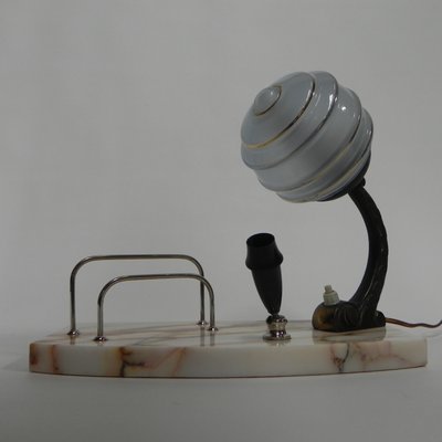 Art Deco Desk Lamp with Pen and Letter Holder-TL-1345989