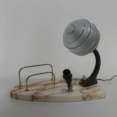 Art Deco Desk Lamp with Pen and Letter Holder-TL-1345989