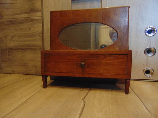 Art Deco Desktop Cabinet with Mirror-CAQ-1022778