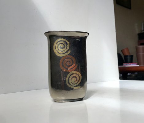 Art Deco Dinanderie Vase, 1930s-LCR-938663