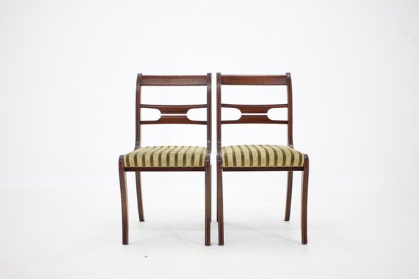 Art Deco Dining Chairs, 1940s, Set of 4-TZ-750473