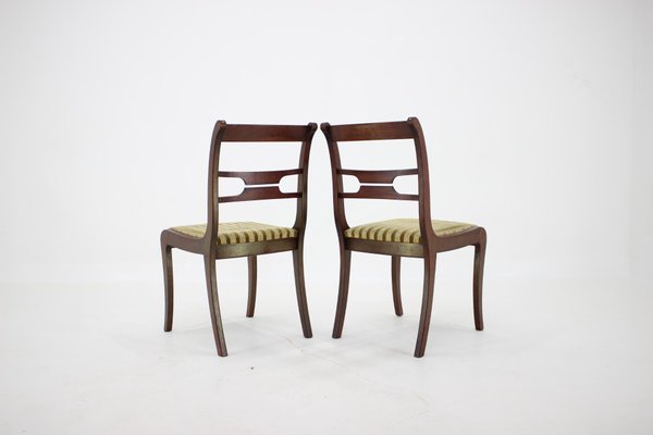 Art Deco Dining Chairs, 1940s, Set of 4-TZ-750473