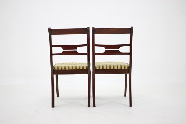 Art Deco Dining Chairs, 1940s, Set of 4-TZ-750473