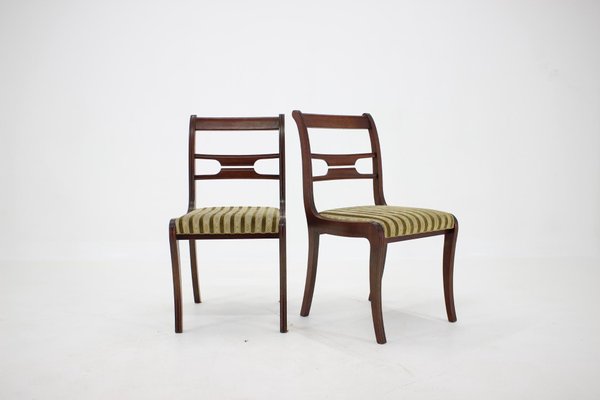 Art Deco Dining Chairs, 1940s, Set of 4-TZ-750473