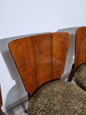 Art Deco Dining Chairs attributed to Jindrich Halabala, 1940s, Set of 4-QJA-1417344