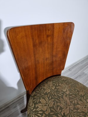 Art Deco Dining Chairs attributed to Jindrich Halabala, 1940s, Set of 4-QJA-1417344