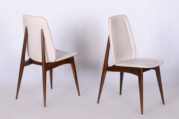 Art Deco Dining Chairs attributed to Jules Leleu, France, 1940s, Set of 6-WHY-1735570