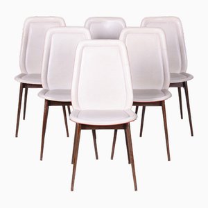 Art Deco Dining Chairs attributed to Jules Leleu, France, 1940s, Set of 6-WHY-1735570