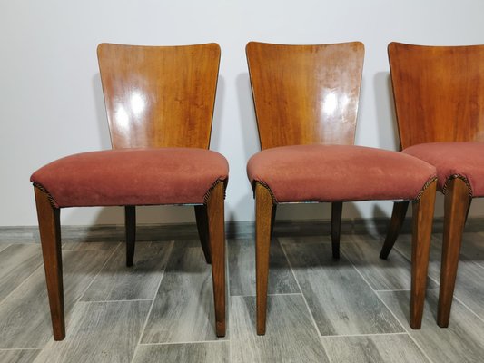 Art Deco Dining Chairs by Jindrich Halabala, Set of 4-QJA-1317788