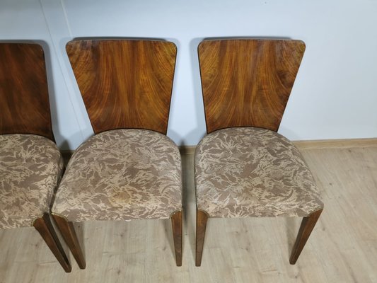 Art Deco Dining Chairs by Jindrich Halabala, Set of 4-QJA-1183319