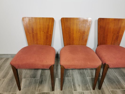 Art Deco Dining Chairs by Jindrich Halabala, Set of 4-QJA-1317788