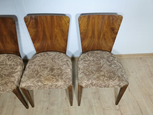 Art Deco Dining Chairs by Jindrich Halabala, Set of 4-QJA-1183319