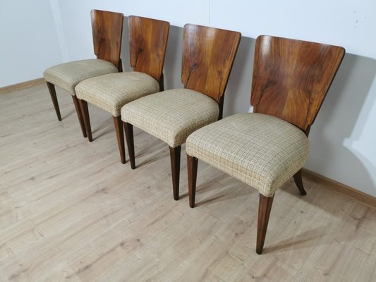 Art Deco Dining Chairs by Jindrich Halabala, Set of 4-QJA-1196009