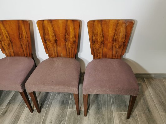 Art Deco Dining Chairs by Jindrich Halabala, Set of 4-QJA-1317835