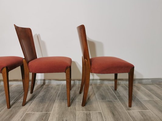 Art Deco Dining Chairs by Jindrich Halabala, Set of 4-QJA-1317788