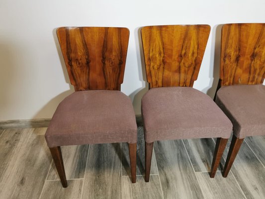 Art Deco Dining Chairs by Jindrich Halabala, Set of 4-QJA-1317835