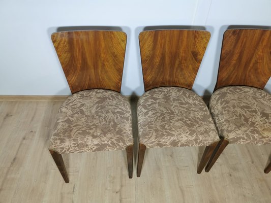 Art Deco Dining Chairs by Jindrich Halabala, Set of 4-QJA-1183319