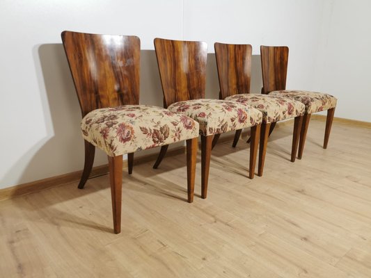 Art Deco Dining Chairs by Jindrich Halabala, Set of 4-QJA-1196010