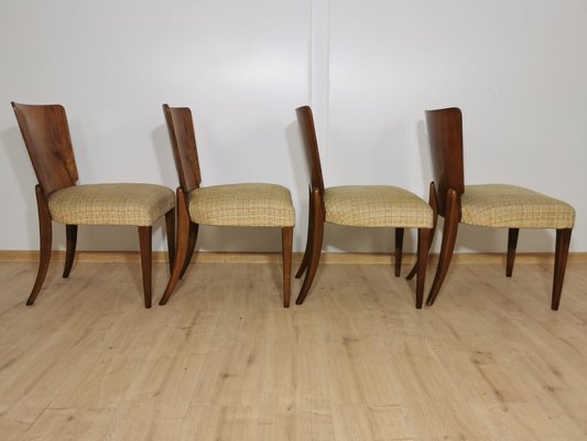 Art Deco Dining Chairs by Jindrich Halabala, Set of 4-QJA-1196009