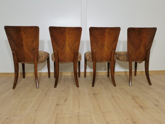 Art Deco Dining Chairs by Jindrich Halabala, Set of 4-QJA-1183319