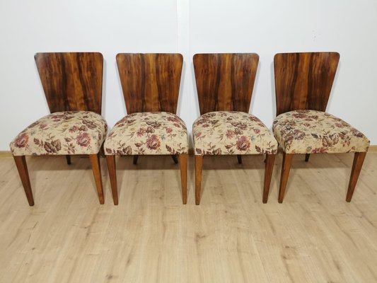 Art Deco Dining Chairs by Jindrich Halabala, Set of 4-QJA-1196010