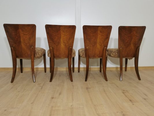 Art Deco Dining Chairs by Jindrich Halabala, Set of 4-QJA-1183319