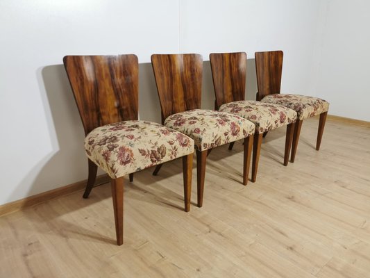 Art Deco Dining Chairs by Jindrich Halabala, Set of 4-QJA-1196010