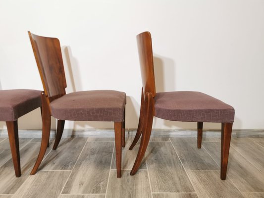 Art Deco Dining Chairs by Jindrich Halabala, Set of 4-QJA-1317835