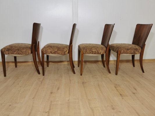 Art Deco Dining Chairs by Jindrich Halabala, Set of 4-QJA-1183319