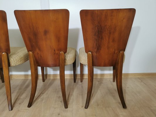 Art Deco Dining Chairs by Jindrich Halabala, Set of 4-QJA-1196009