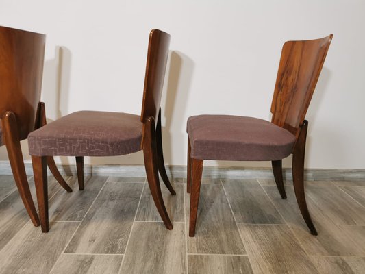 Art Deco Dining Chairs by Jindrich Halabala, Set of 4-QJA-1317835