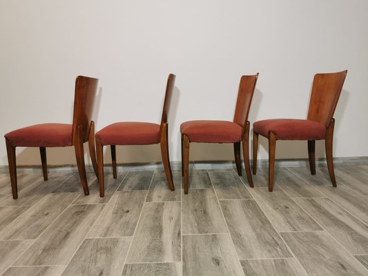 Art Deco Dining Chairs by Jindrich Halabala, Set of 4-QJA-1317788