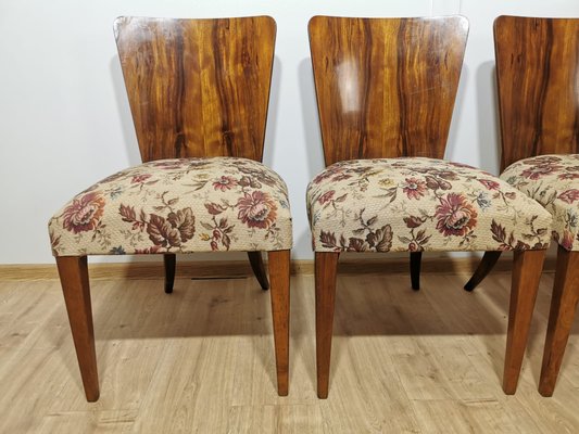 Art Deco Dining Chairs by Jindrich Halabala, Set of 4-QJA-1196010