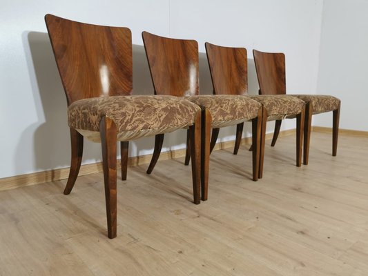 Art Deco Dining Chairs by Jindrich Halabala, Set of 4-QJA-1183319