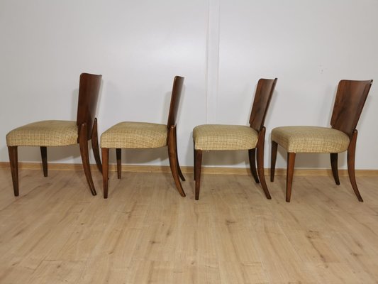 Art Deco Dining Chairs by Jindrich Halabala, Set of 4-QJA-1196009