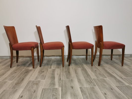 Art Deco Dining Chairs by Jindrich Halabala, Set of 4-QJA-1317788