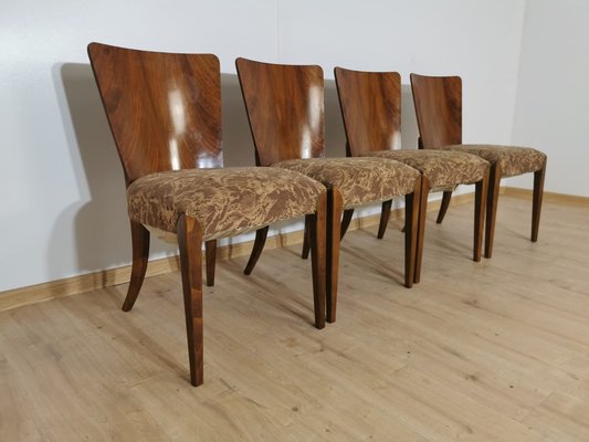 Art Deco Dining Chairs by Jindrich Halabala, Set of 4-QJA-1183319