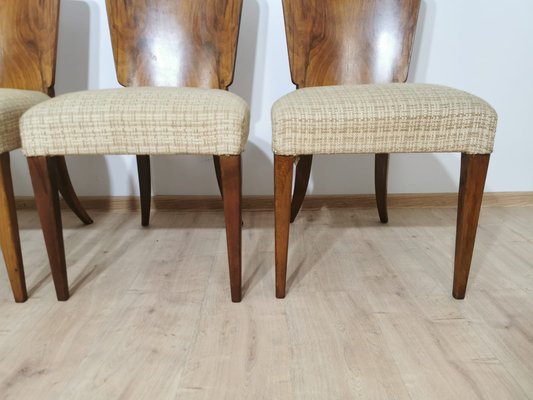 Art Deco Dining Chairs by Jindrich Halabala, Set of 4-QJA-1196009