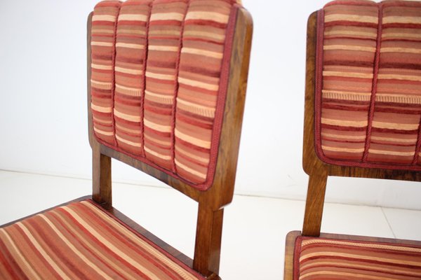 Art Deco Dining Chairs, Czechoslovakia, 1930s, Set of 4-TZ-1431432