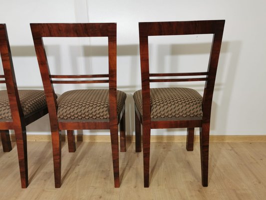 Art Deco Dining Chairs, Set of 4-QJA-1196015