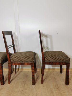 Art Deco Dining Chairs, Set of 4-QJA-1196015