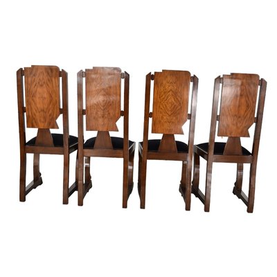 Art Deco Dining Chairs, Set of 4-TCS-1805226