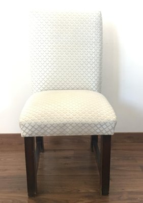 Art Deco Dining Chairs with Upholstery, Italy, Set of 6-PSK-1003066