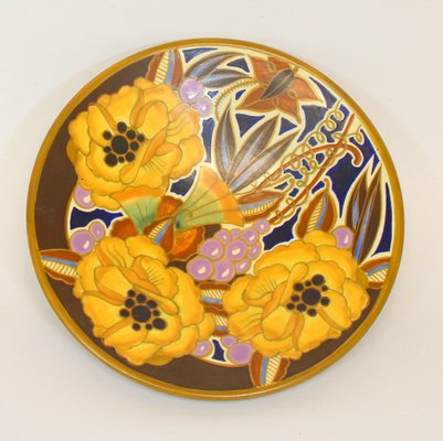 Art Deco Dish by Leon Delfaut for Boch Frères, 1940s-NE-674601