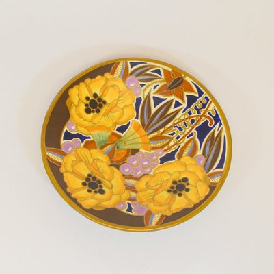 Art Deco Dish by Leon Delfaut for Boch Frères, 1940s-NE-674601