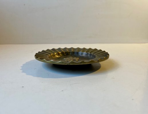 Art Deco Dish in Bronze with Royal Danish Cypher, 1940s-LCR-1245397