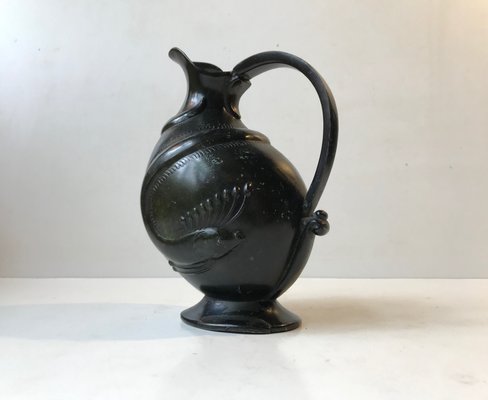 Art Deco Disko Metal Jug by Krone Copenhagen, 1920s-LCR-919832