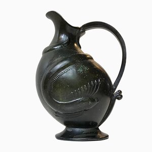 Art Deco Disko Metal Jug by Krone Copenhagen, 1920s-LCR-919832