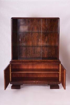 Art Deco Display Cabinet in Walnut, 1930s-WHY-1780359