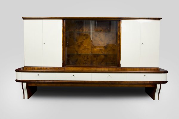 Art Deco Display Cabinet in Walnut, France, 1930s-WHY-1780483